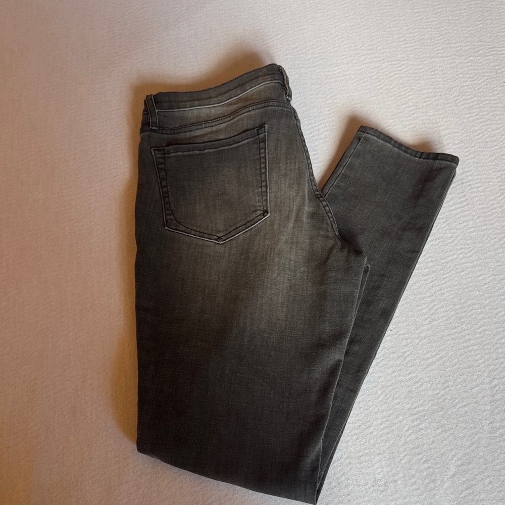 Dittos Women's Legging Mid Rise Jeans in Dark Gray